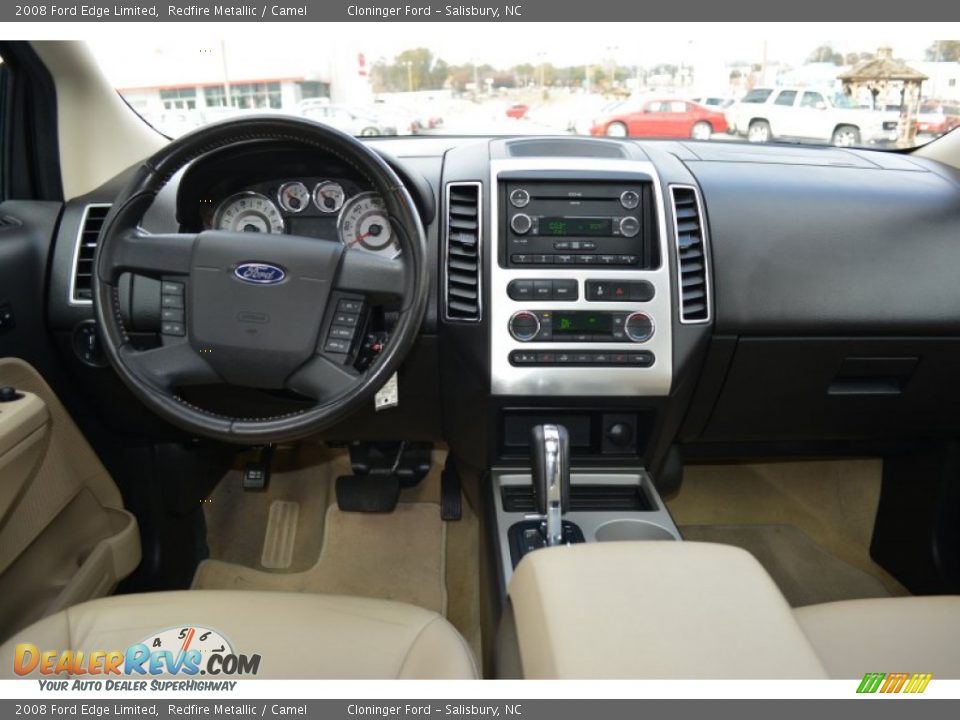 2008 Ford Edge Limited Redfire Metallic / Camel Photo #11