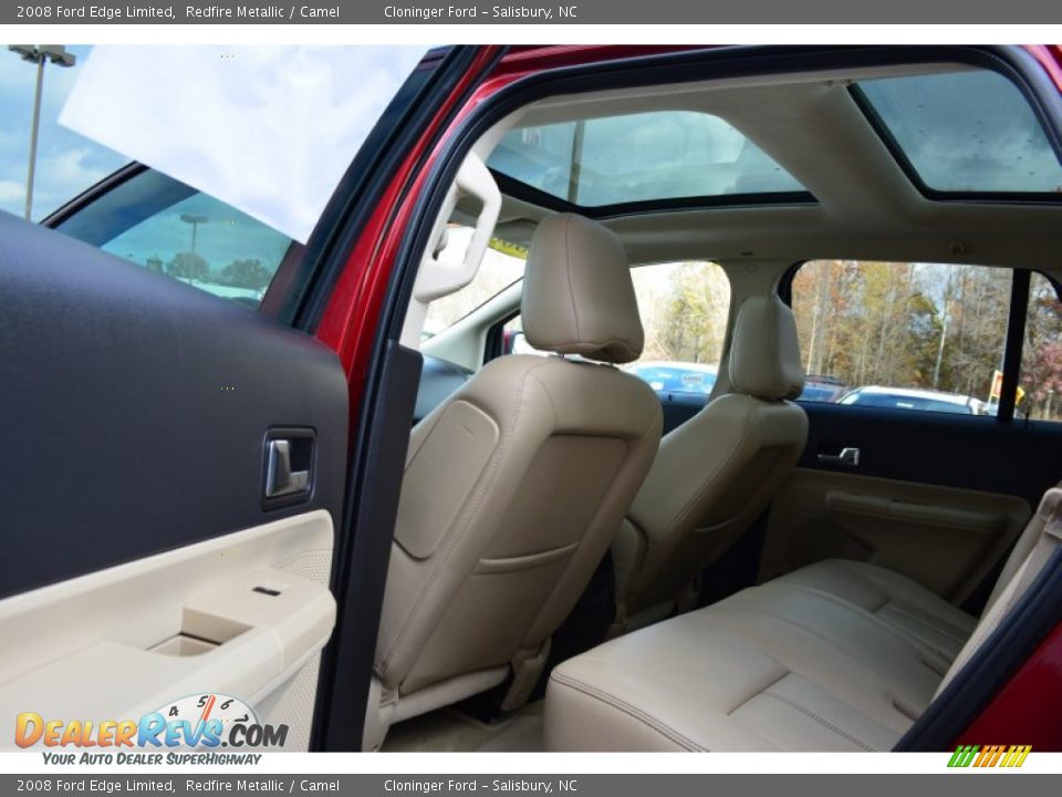 2008 Ford Edge Limited Redfire Metallic / Camel Photo #12