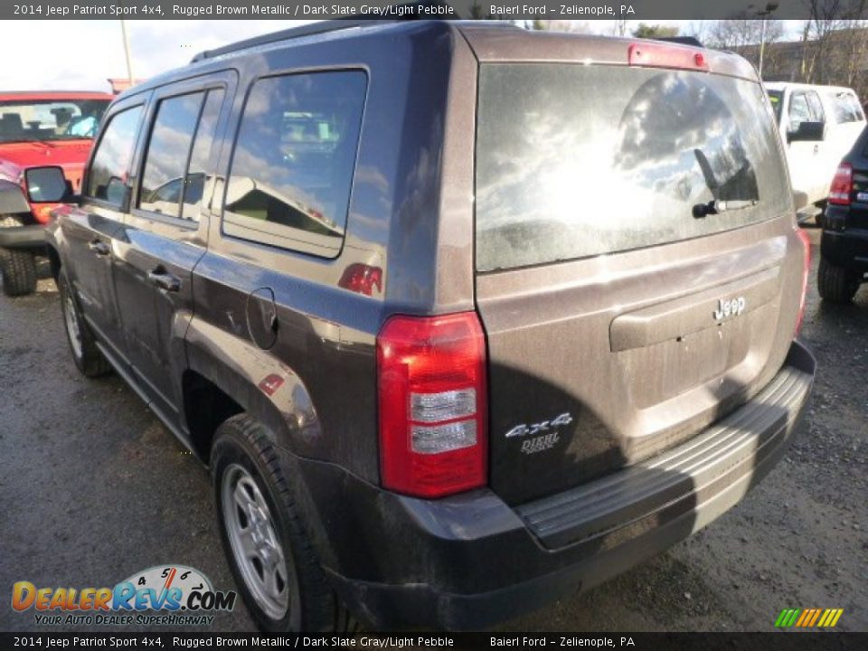 2014 Jeep Patriot Sport 4x4 Rugged Brown Metallic / Dark Slate Gray/Light Pebble Photo #3