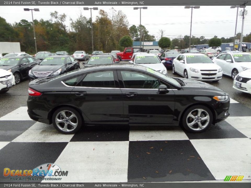 2014 Ford Fusion SE Tuxedo Black / Charcoal Black Photo #3