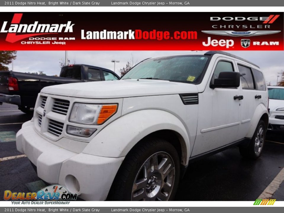 2011 Dodge Nitro Heat Bright White / Dark Slate Gray Photo #1