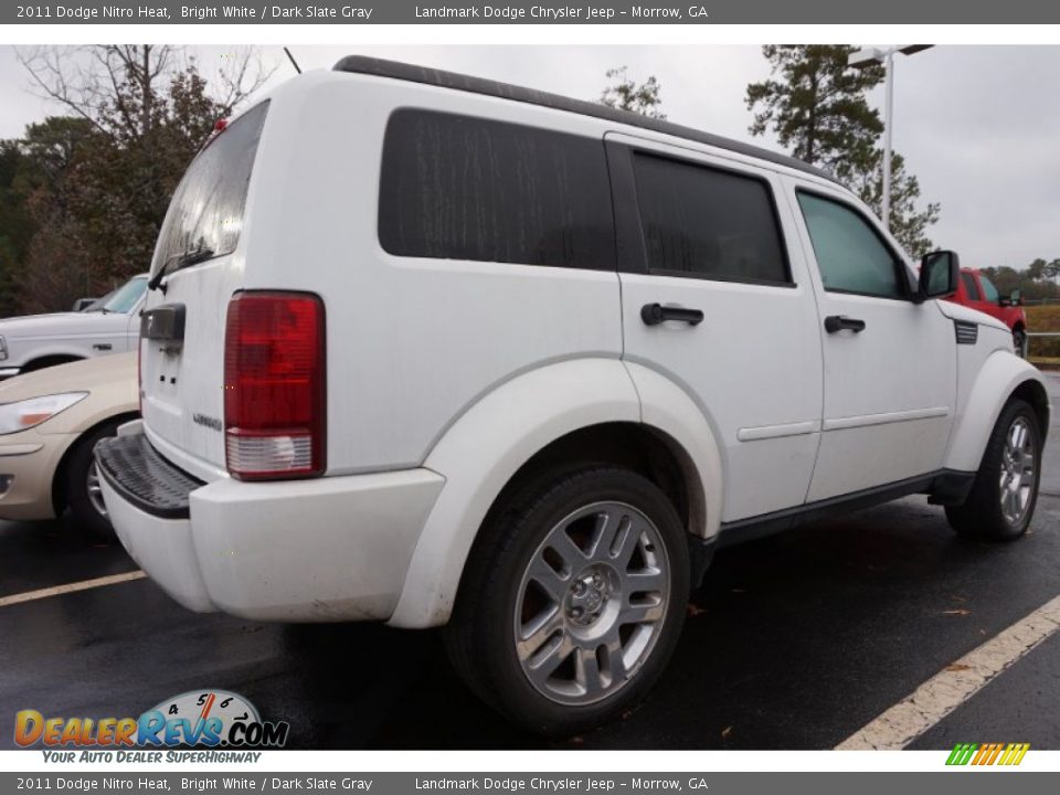 2011 Dodge Nitro Heat Bright White / Dark Slate Gray Photo #3