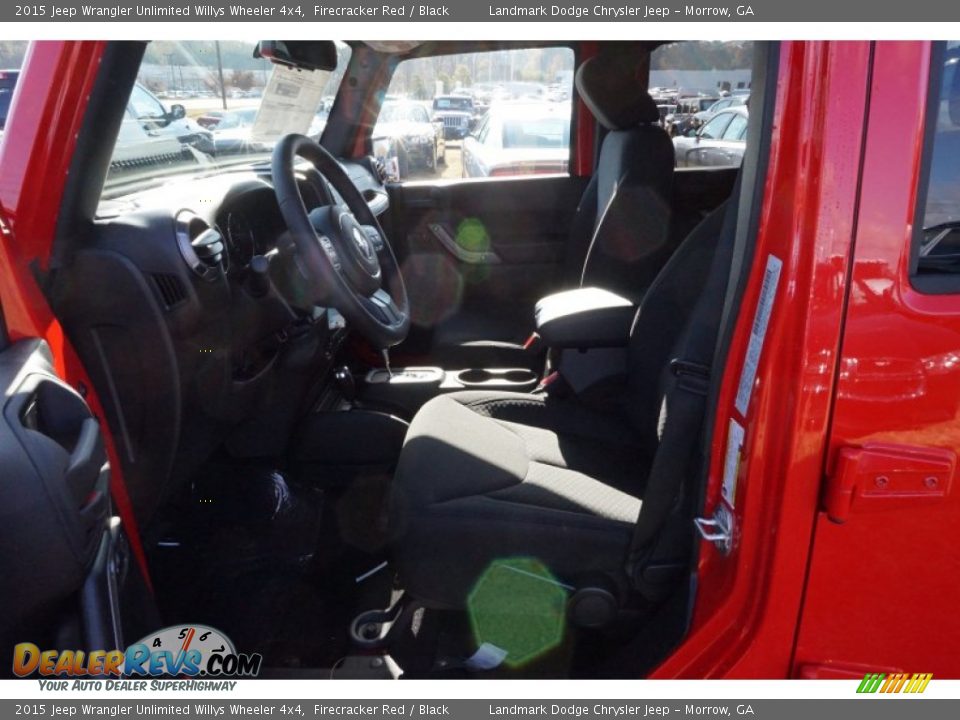 2015 Jeep Wrangler Unlimited Willys Wheeler 4x4 Firecracker Red / Black Photo #8