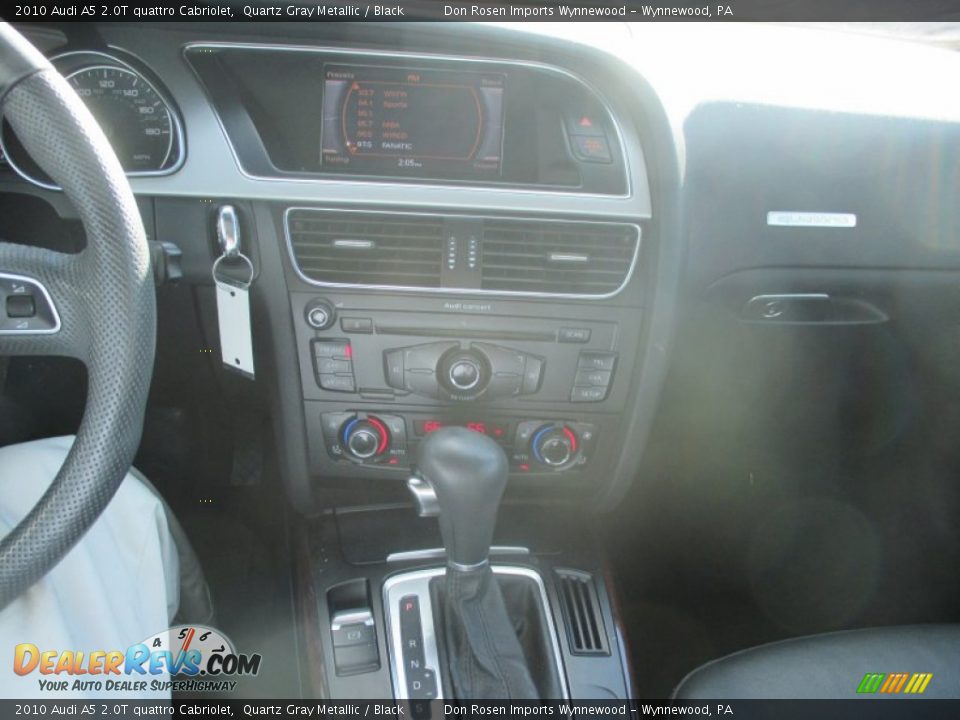 2010 Audi A5 2.0T quattro Cabriolet Quartz Gray Metallic / Black Photo #5