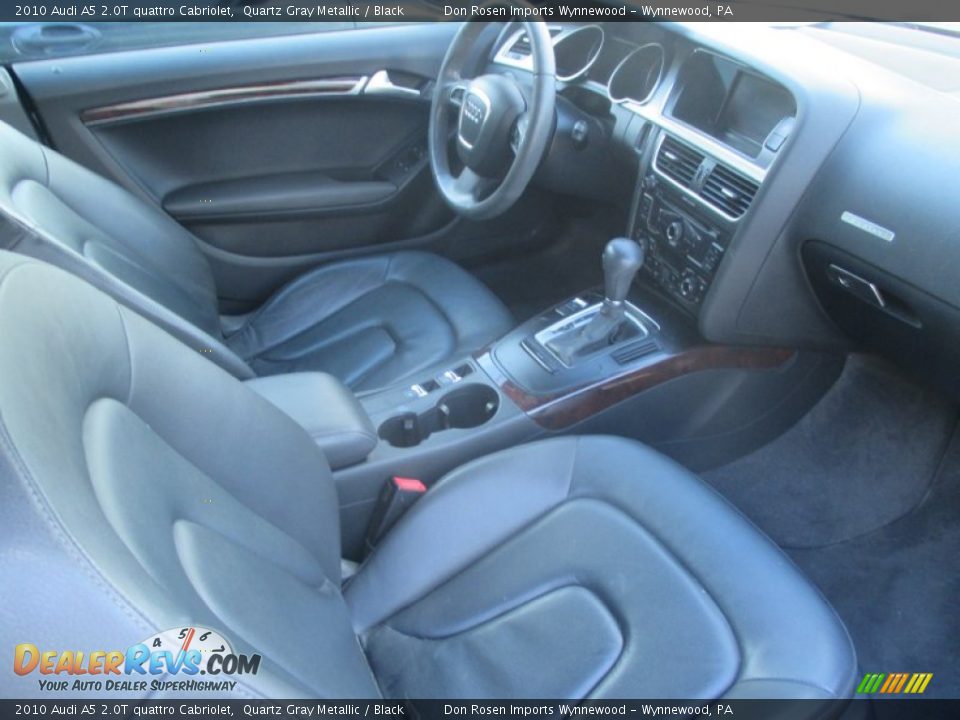 2010 Audi A5 2.0T quattro Cabriolet Quartz Gray Metallic / Black Photo #6