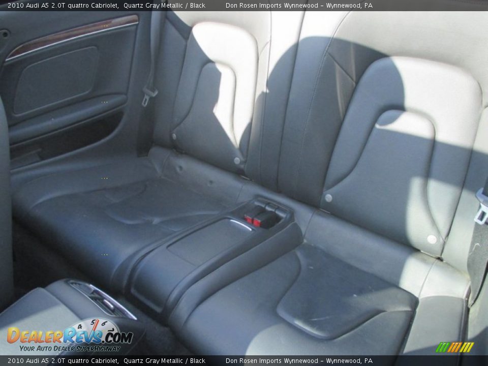 2010 Audi A5 2.0T quattro Cabriolet Quartz Gray Metallic / Black Photo #23