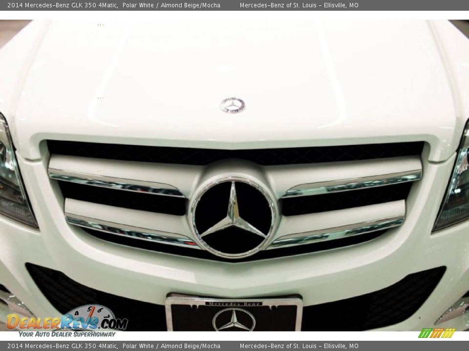 2014 Mercedes-Benz GLK 350 4Matic Polar White / Almond Beige/Mocha Photo #11