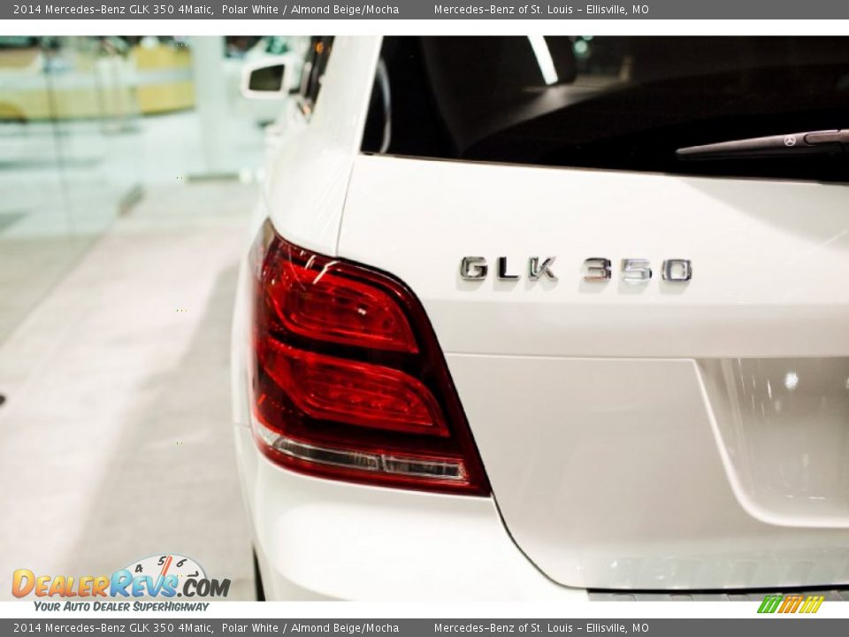 2014 Mercedes-Benz GLK 350 4Matic Polar White / Almond Beige/Mocha Photo #14