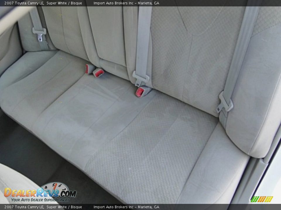 2007 Toyota Camry LE Super White / Bisque Photo #11