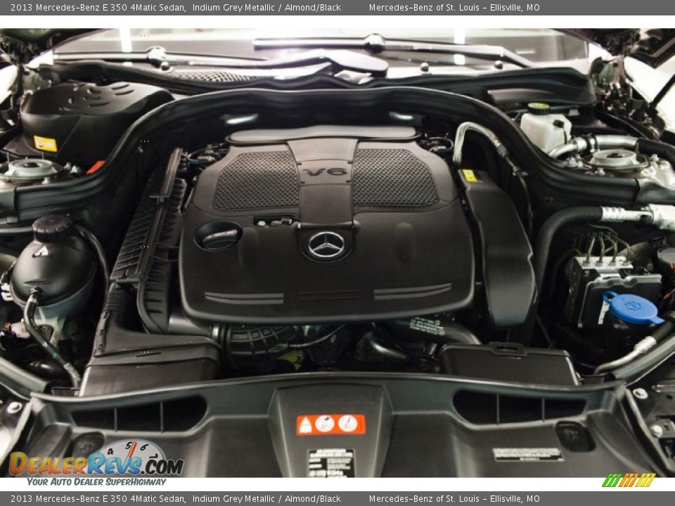 2013 Mercedes-Benz E 350 4Matic Sedan Indium Grey Metallic / Almond/Black Photo #8