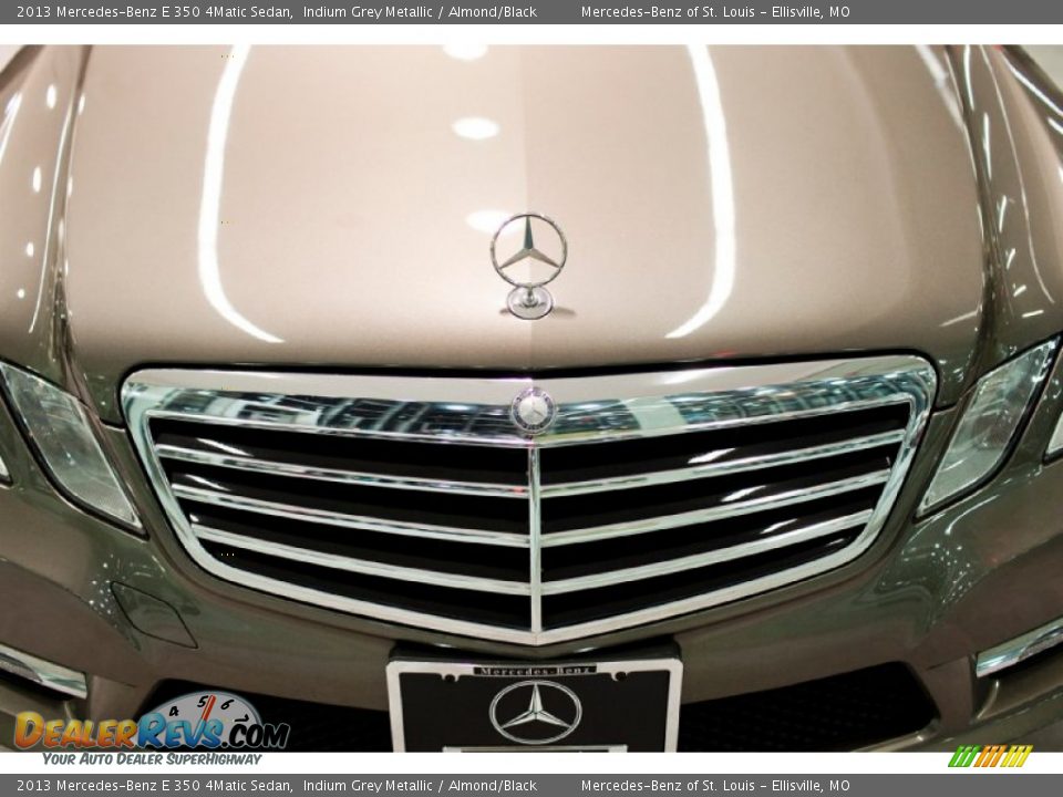 2013 Mercedes-Benz E 350 4Matic Sedan Indium Grey Metallic / Almond/Black Photo #11