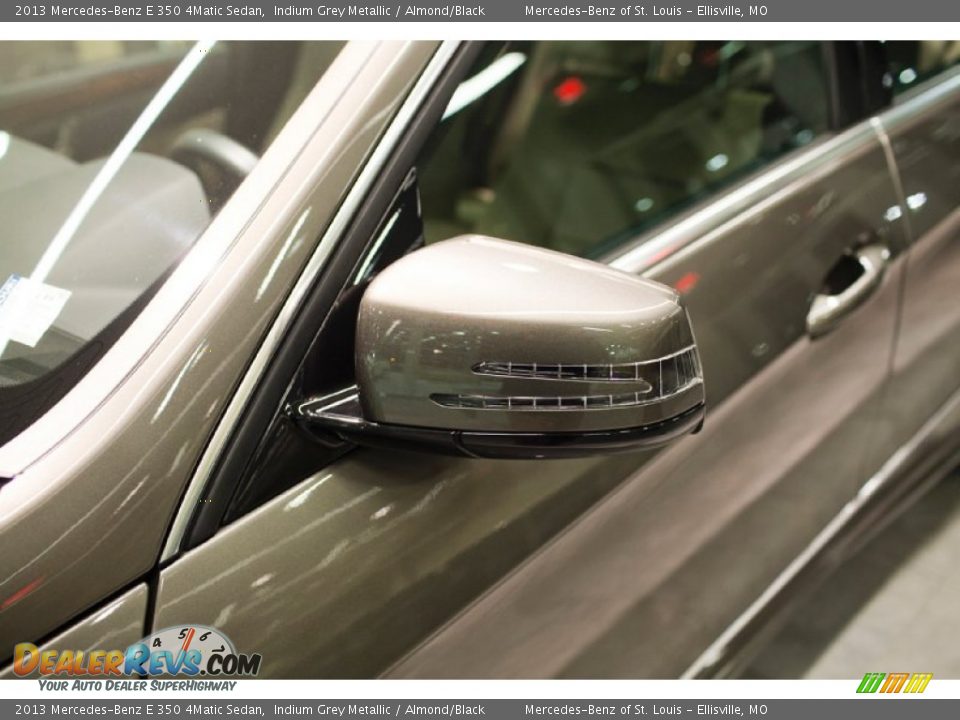 2013 Mercedes-Benz E 350 4Matic Sedan Indium Grey Metallic / Almond/Black Photo #13