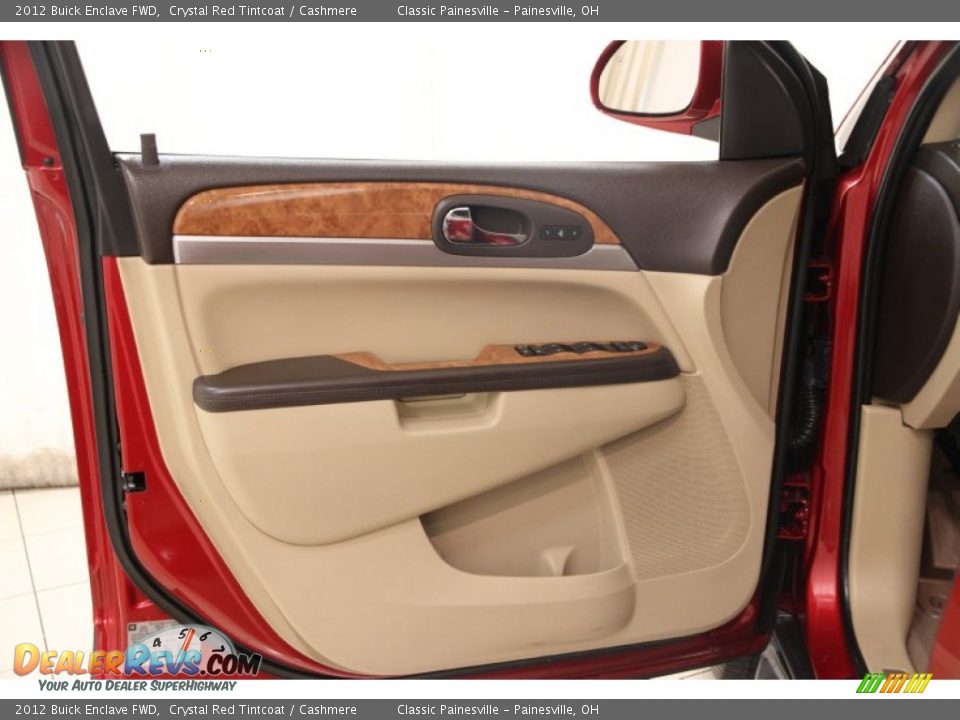 2012 Buick Enclave FWD Crystal Red Tintcoat / Cashmere Photo #4