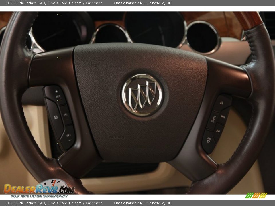 2012 Buick Enclave FWD Crystal Red Tintcoat / Cashmere Photo #6