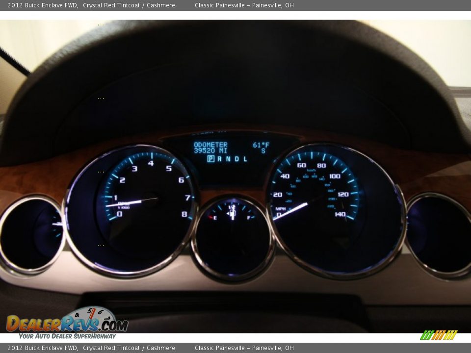 2012 Buick Enclave FWD Crystal Red Tintcoat / Cashmere Photo #7
