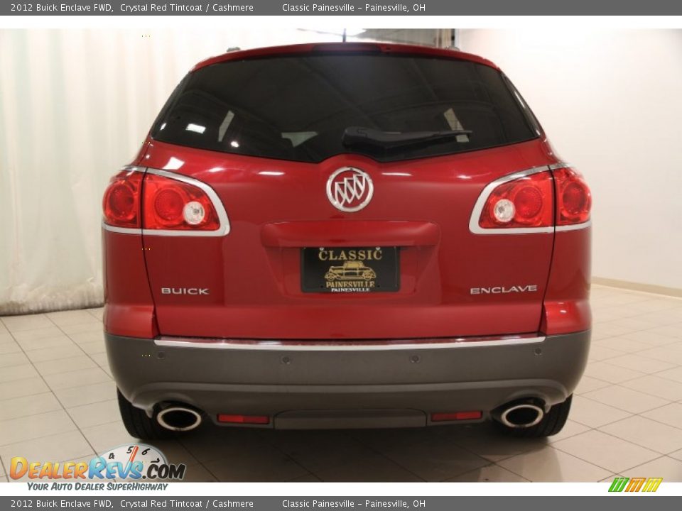 2012 Buick Enclave FWD Crystal Red Tintcoat / Cashmere Photo #14