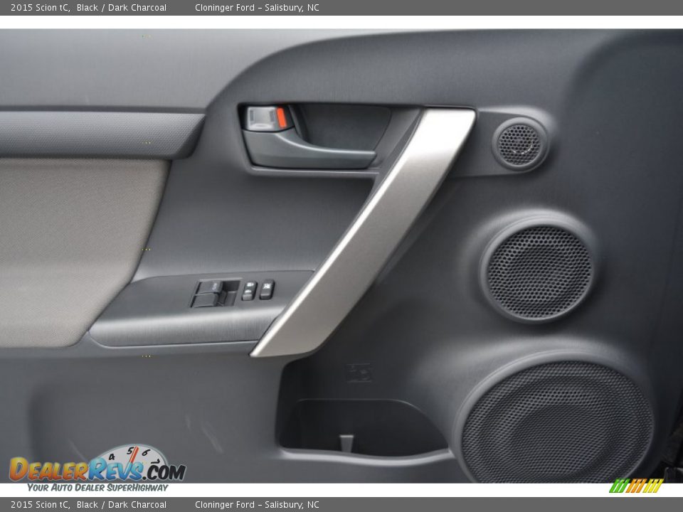 2015 Scion tC Black / Dark Charcoal Photo #5