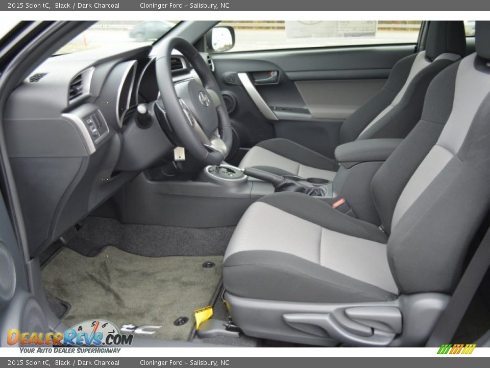 2015 Scion tC Black / Dark Charcoal Photo #6