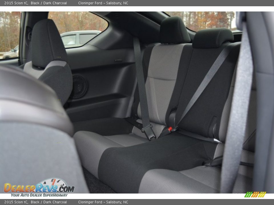 2015 Scion tC Black / Dark Charcoal Photo #8