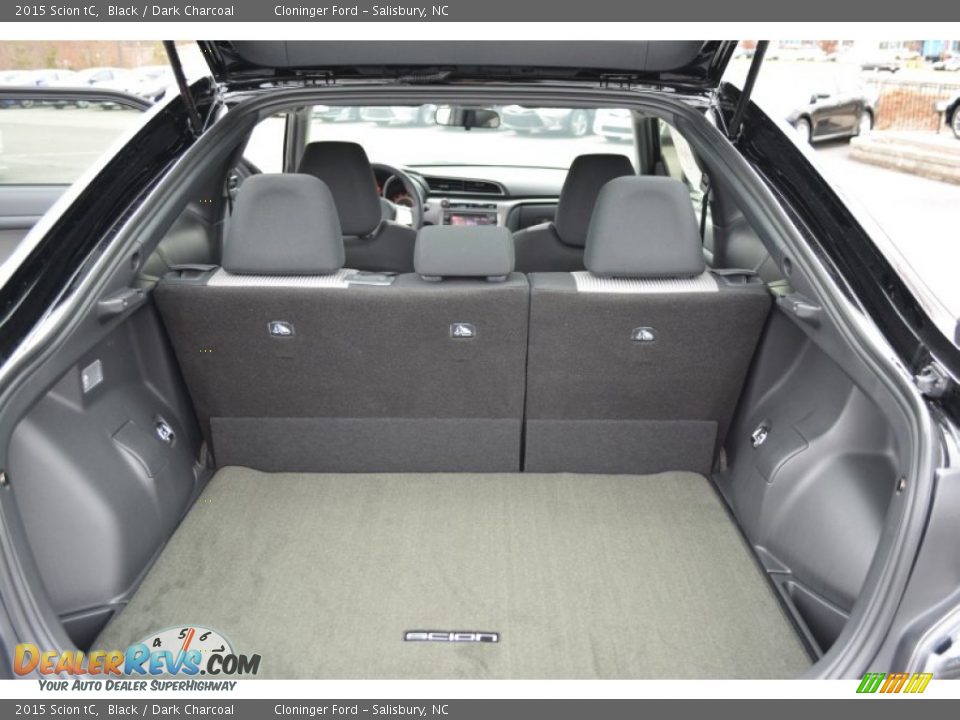 2015 Scion tC Black / Dark Charcoal Photo #9