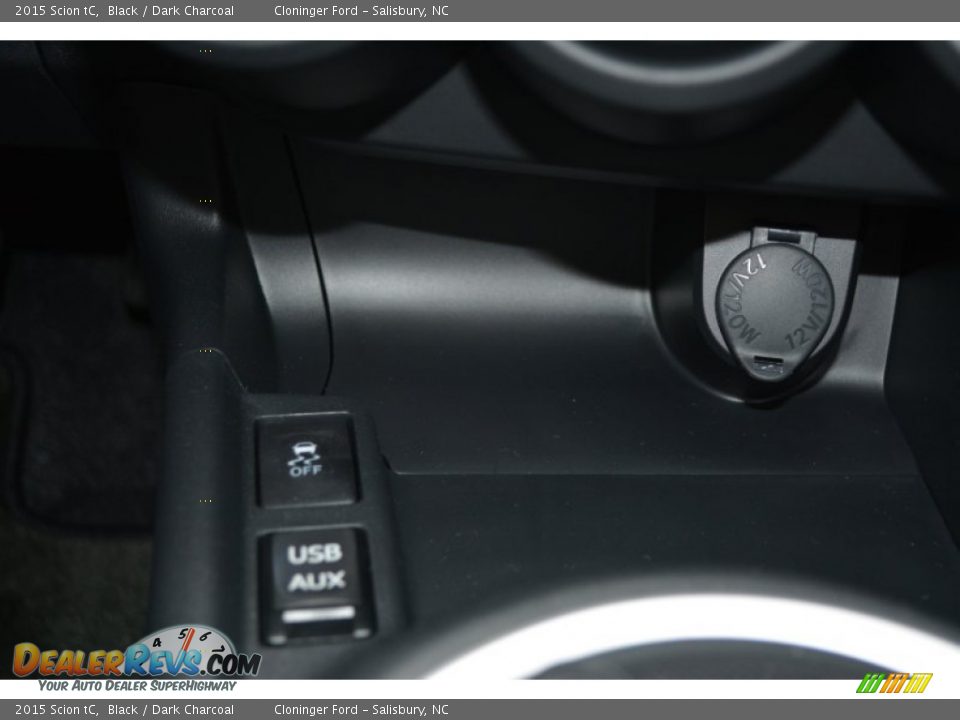 2015 Scion tC Black / Dark Charcoal Photo #13