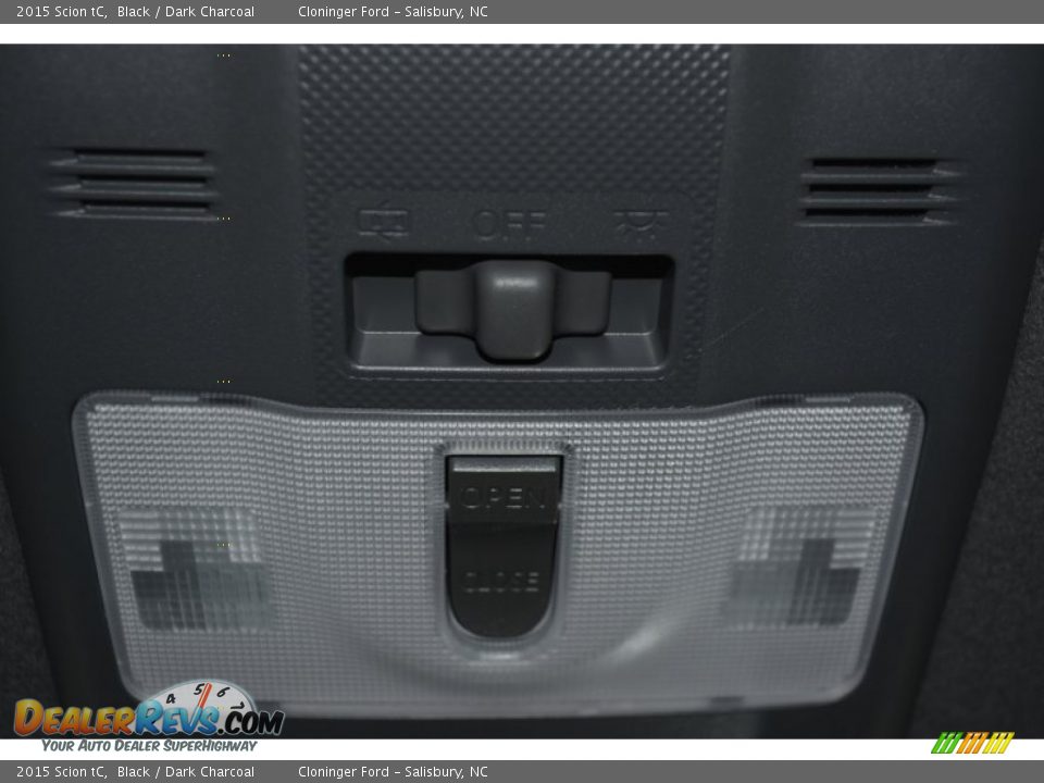 2015 Scion tC Black / Dark Charcoal Photo #15