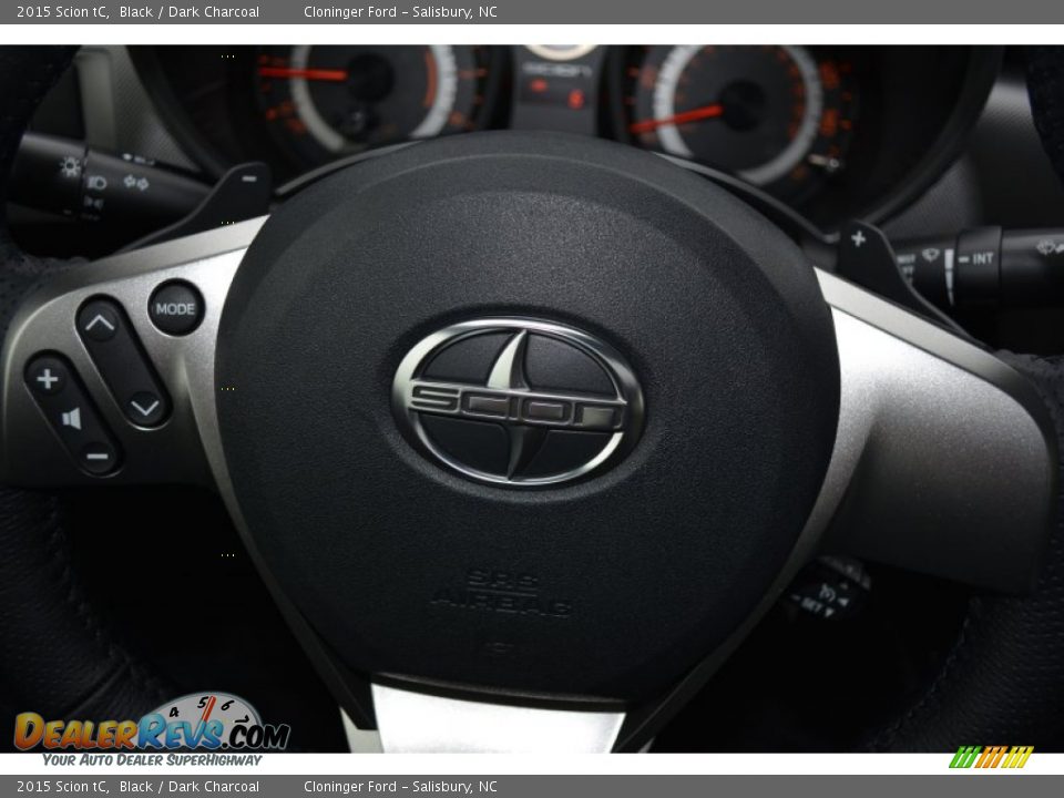 2015 Scion tC Black / Dark Charcoal Photo #16