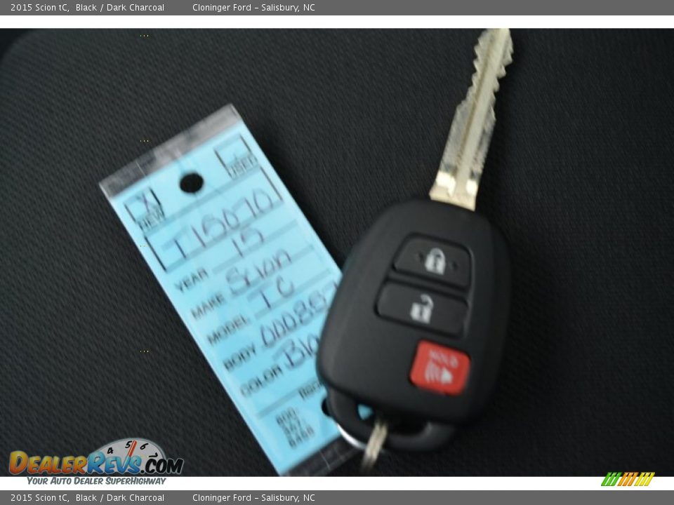 2015 Scion tC Black / Dark Charcoal Photo #19