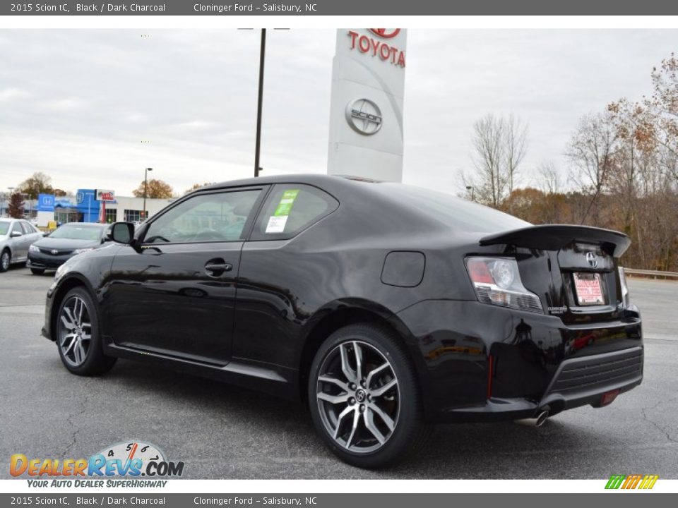 2015 Scion tC Black / Dark Charcoal Photo #20