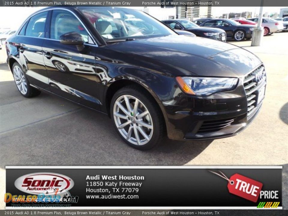 2015 Audi A3 1.8 Premium Plus Beluga Brown Metallic / Titanium Gray Photo #1