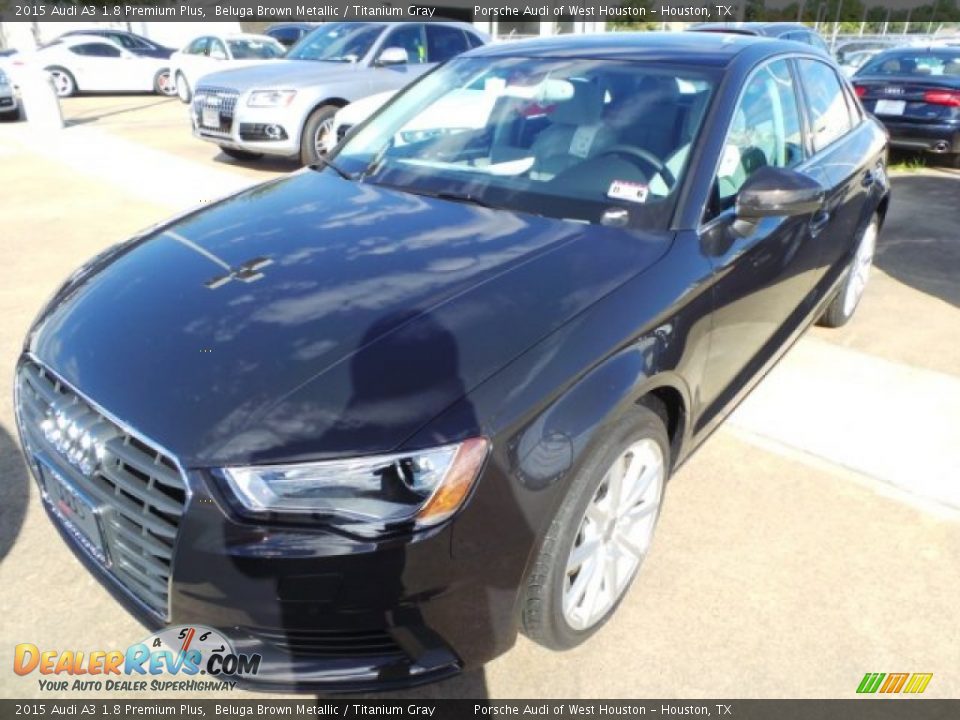 2015 Audi A3 1.8 Premium Plus Beluga Brown Metallic / Titanium Gray Photo #2