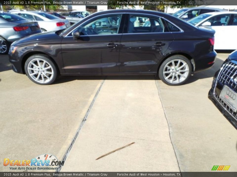 2015 Audi A3 1.8 Premium Plus Beluga Brown Metallic / Titanium Gray Photo #3