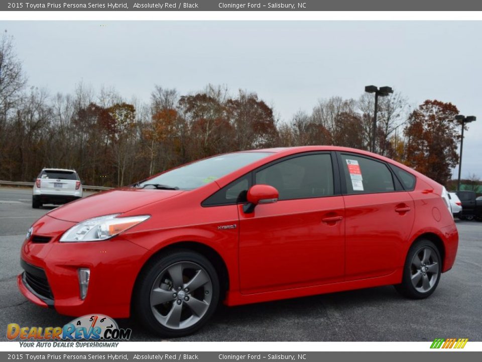 Absolutely Red 2015 Toyota Prius Persona Series Hybrid Photo #3