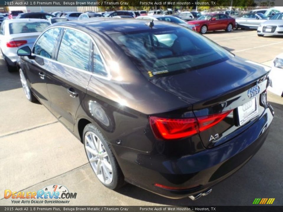 2015 Audi A3 1.8 Premium Plus Beluga Brown Metallic / Titanium Gray Photo #4