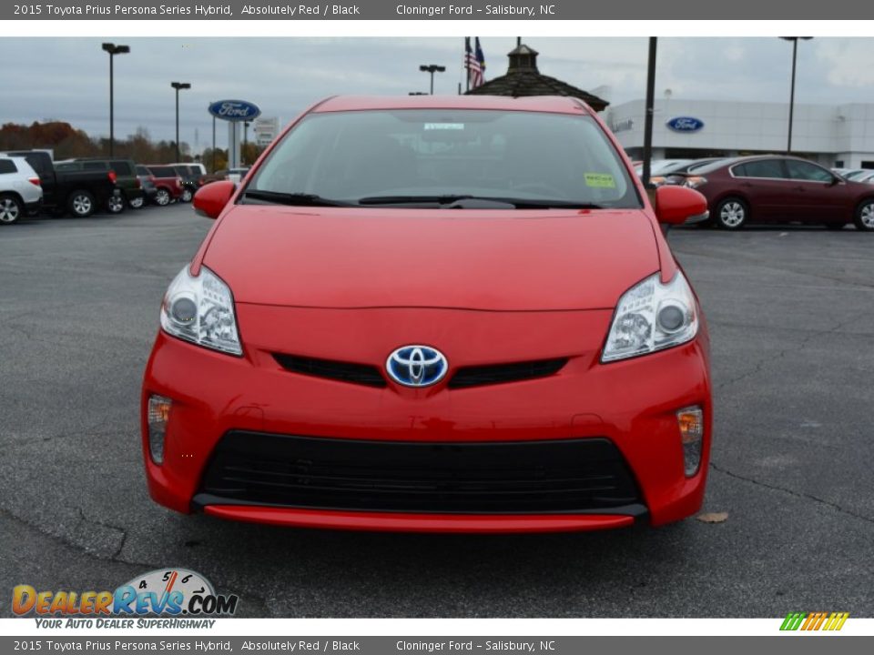 Absolutely Red 2015 Toyota Prius Persona Series Hybrid Photo #4