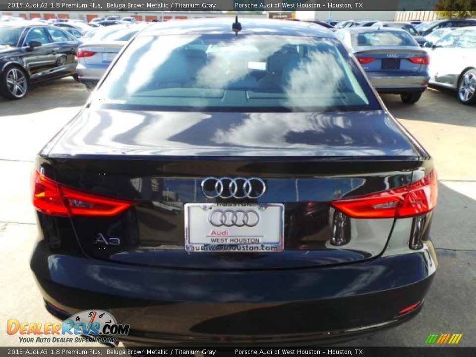 2015 Audi A3 1.8 Premium Plus Beluga Brown Metallic / Titanium Gray Photo #5