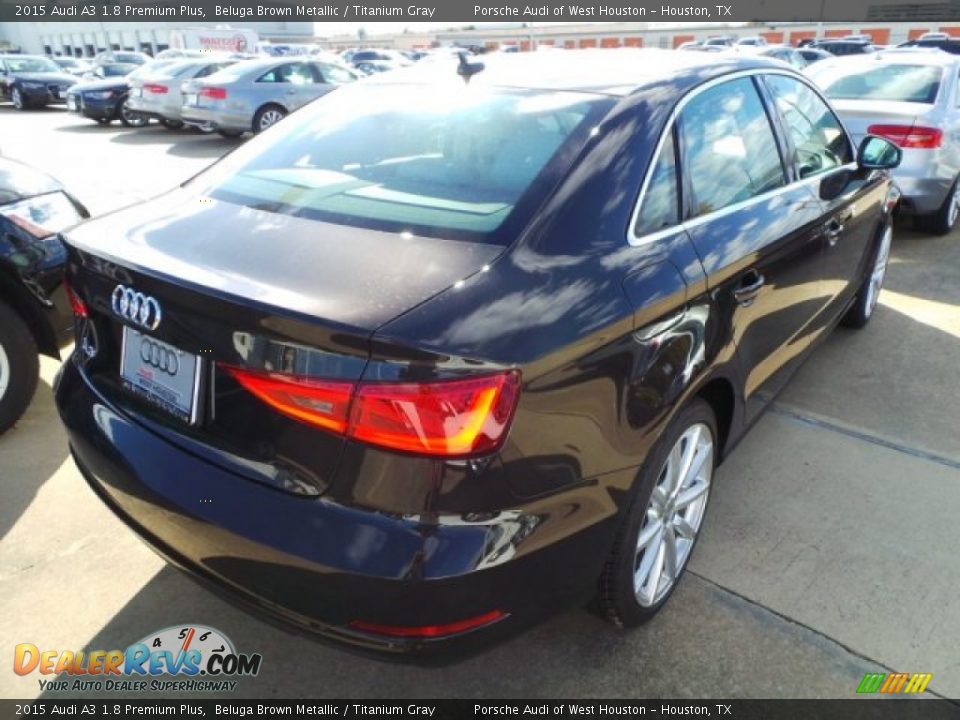 2015 Audi A3 1.8 Premium Plus Beluga Brown Metallic / Titanium Gray Photo #6