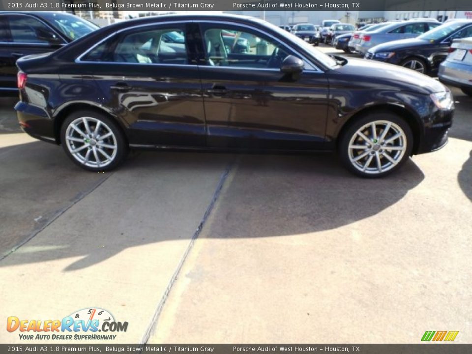 2015 Audi A3 1.8 Premium Plus Beluga Brown Metallic / Titanium Gray Photo #7
