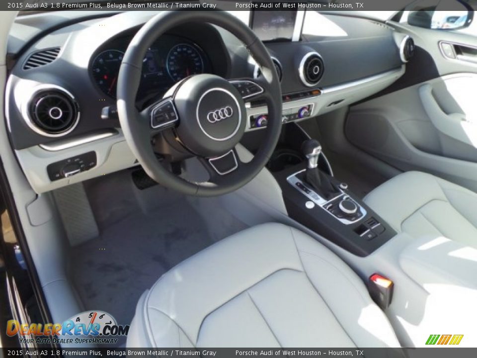 2015 Audi A3 1.8 Premium Plus Beluga Brown Metallic / Titanium Gray Photo #10