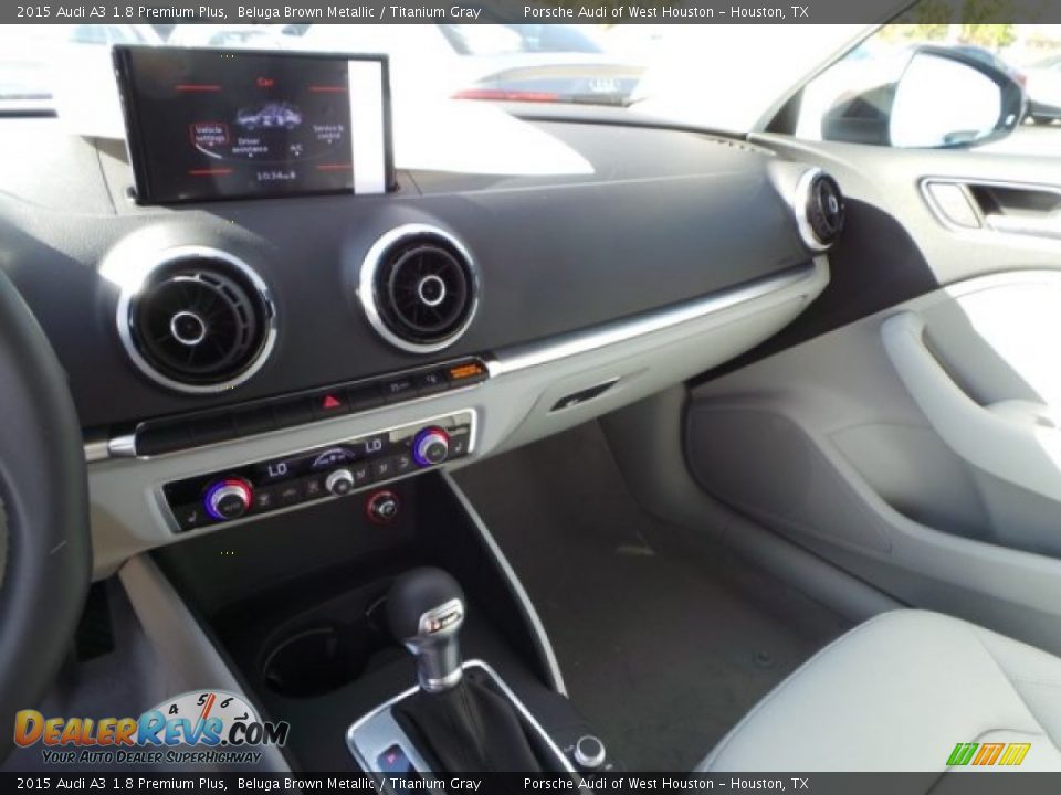 2015 Audi A3 1.8 Premium Plus Beluga Brown Metallic / Titanium Gray Photo #13