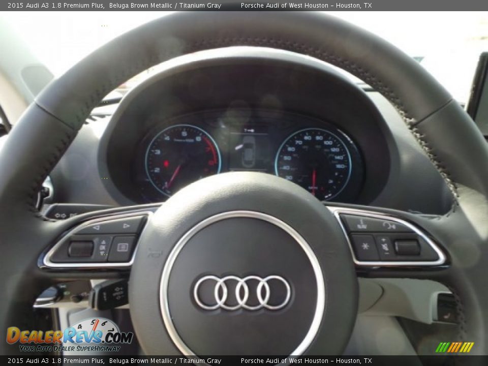 2015 Audi A3 1.8 Premium Plus Beluga Brown Metallic / Titanium Gray Photo #19