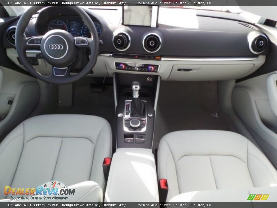 2015 Audi A3 1.8 Premium Plus Beluga Brown Metallic / Titanium Gray Photo #23