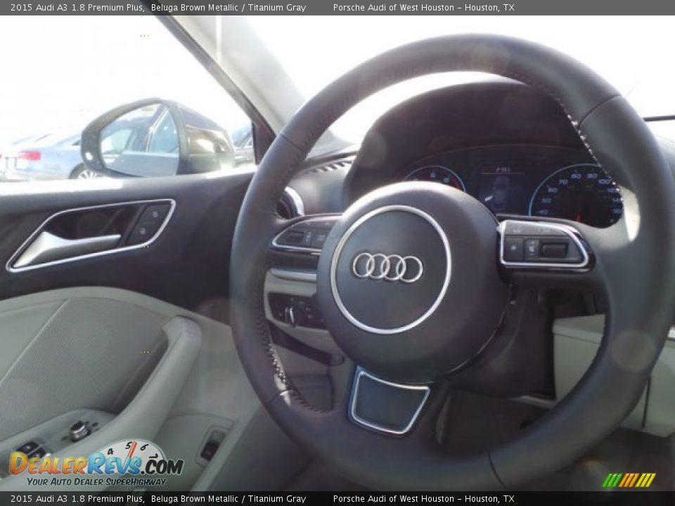 2015 Audi A3 1.8 Premium Plus Beluga Brown Metallic / Titanium Gray Photo #24