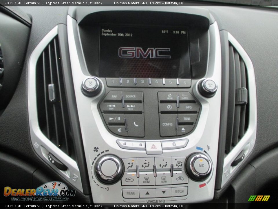 2015 GMC Terrain SLE Cypress Green Metallic / Jet Black Photo #6