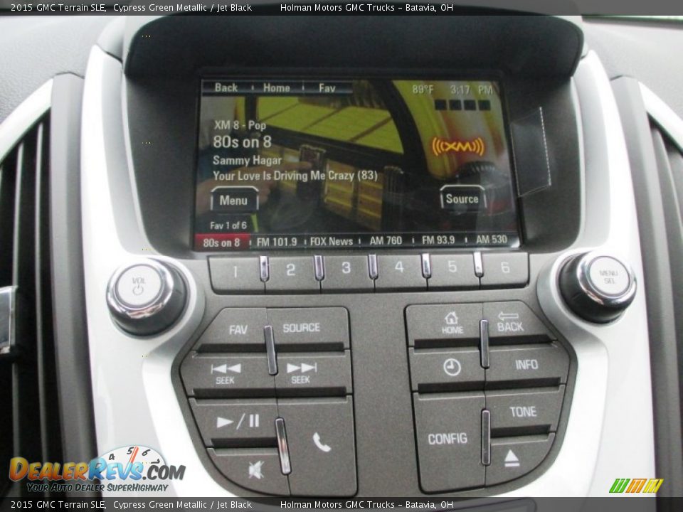 2015 GMC Terrain SLE Cypress Green Metallic / Jet Black Photo #9