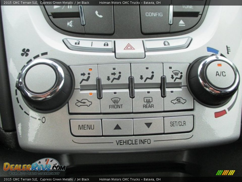 2015 GMC Terrain SLE Cypress Green Metallic / Jet Black Photo #11