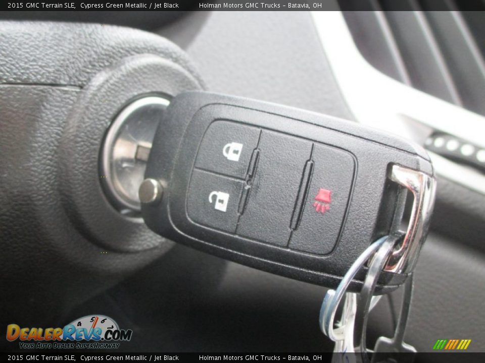 2015 GMC Terrain SLE Cypress Green Metallic / Jet Black Photo #12