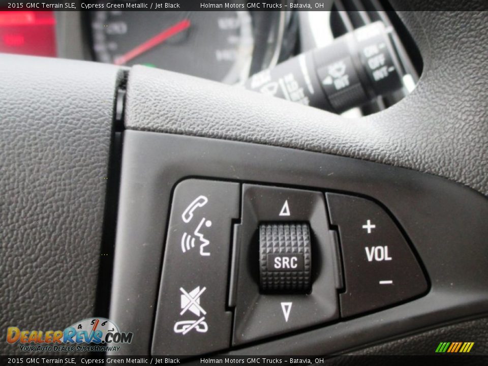 2015 GMC Terrain SLE Cypress Green Metallic / Jet Black Photo #13