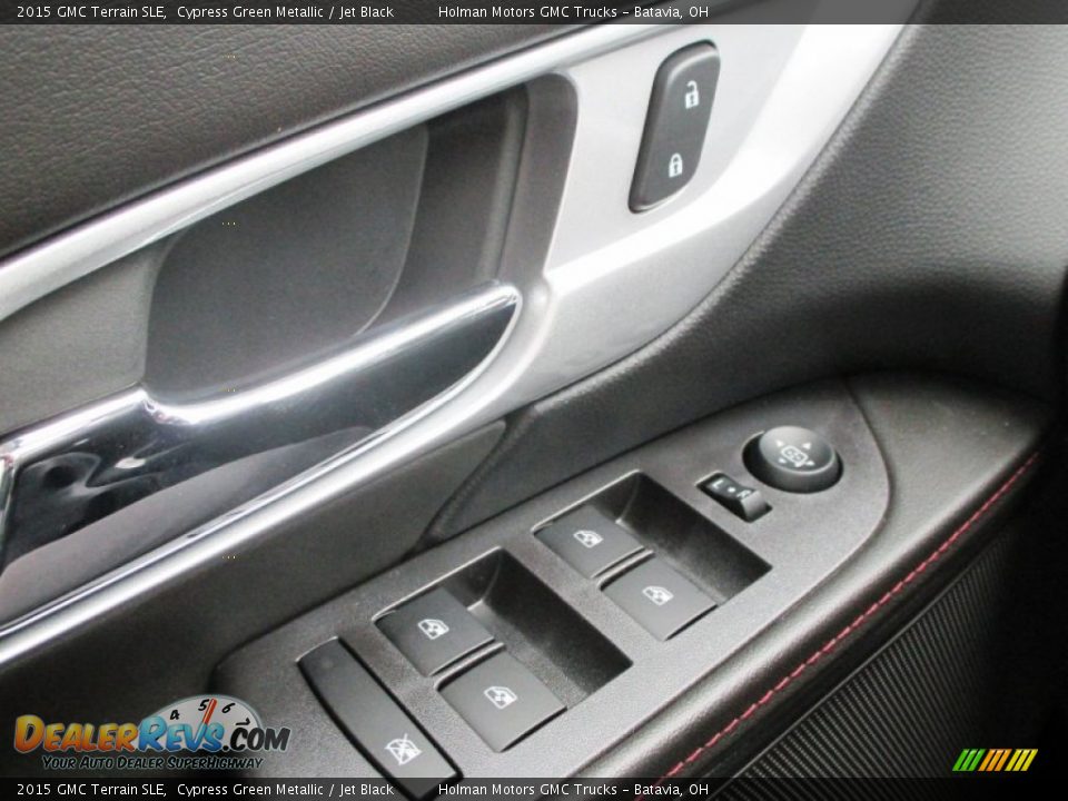 2015 GMC Terrain SLE Cypress Green Metallic / Jet Black Photo #16