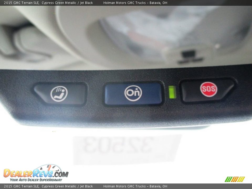 2015 GMC Terrain SLE Cypress Green Metallic / Jet Black Photo #17